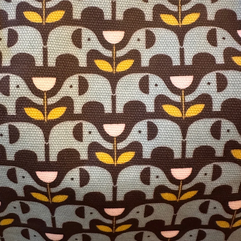 Nicky James EUC Elephant print backpack top handle purse - Picture 2 of 16